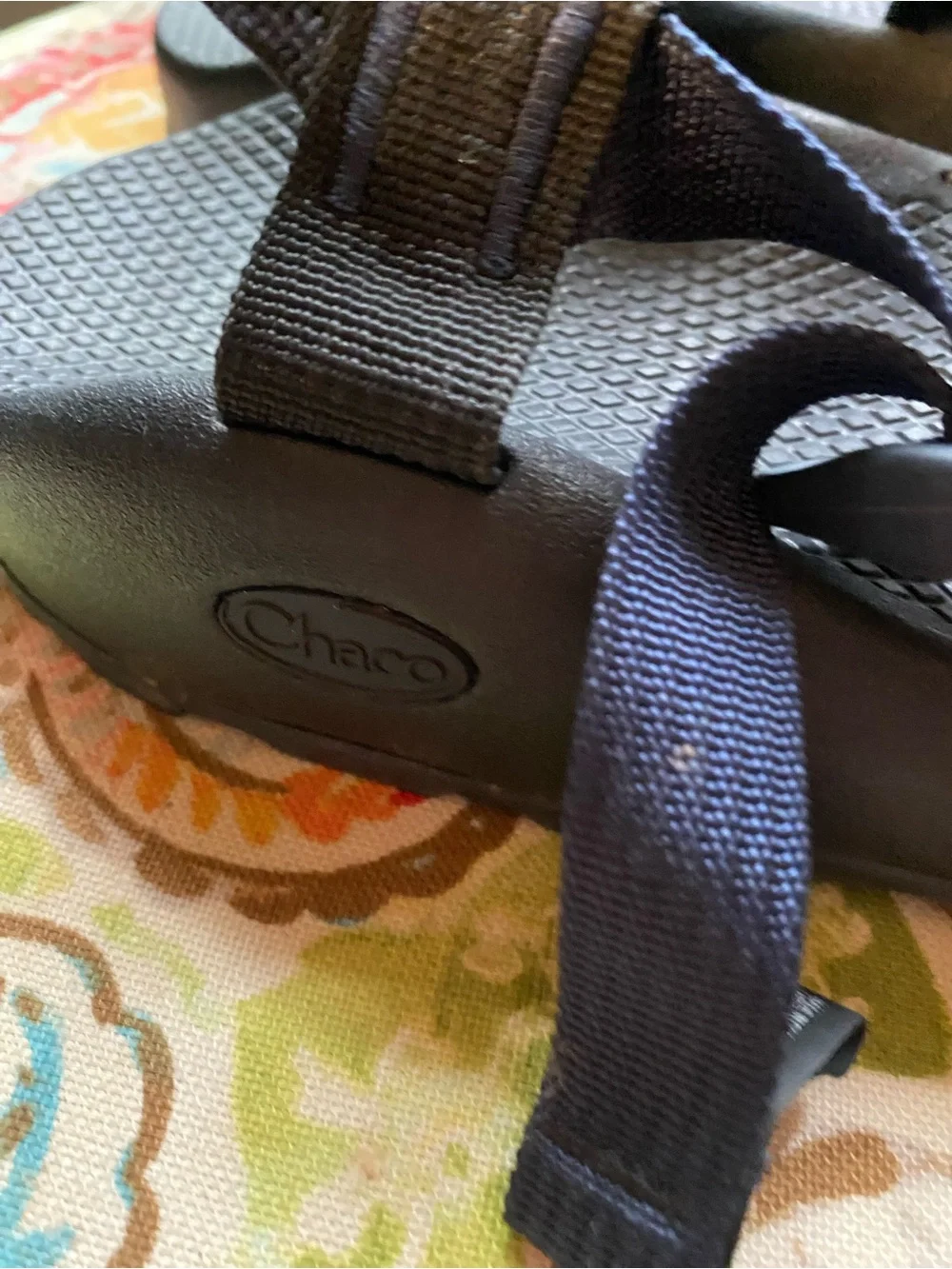 Chaco Men's 12 Navy Blue Strappy Outdoor Sandals